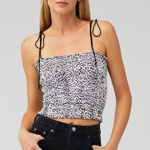 Pistola Black Crop Top with Modern Appeal